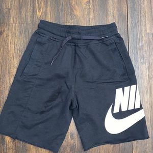 Nike shorts, black.  Youth size small
